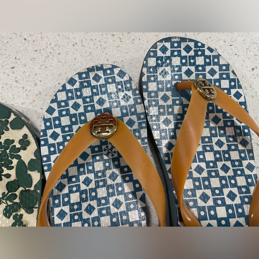 bundle of 2 Tory Burch Wedge Sandals size 6 - Picture 4 of 8